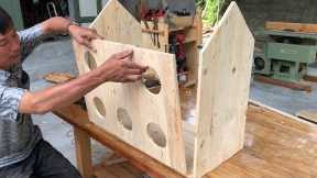 Great Ideas From Wooden Pallets // How To Building An Awesome Birdhouse-DIY
