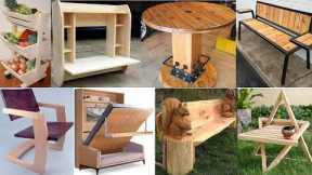 Wood furniture ideas and wooden decorative pieces ideas for home decor / Woodworking project ideas