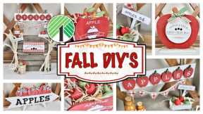 *HIGH END* FALL DOLLAR TREE DIY'S | 🍎 *NEW* APPLE DECOR PROJECTS