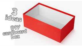 ✔ 3 Cardboard Box Ideas