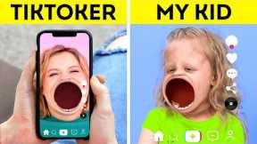TIKTOK vs MY KID || How To Be A Cool Parent For Your KIDS