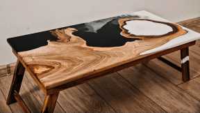 Walnut table. DIY. Woodworking