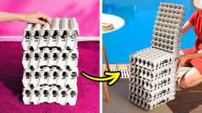 Cool Ideas With Egg Carton || Unexpected Ways To Reuse Egg Trays