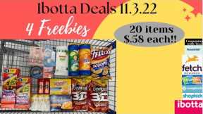 Ibotta Haul 11.3.22| #Ibotta Deals| 4 FREEBIES| New Rebates|Household Items & More
