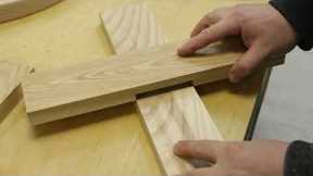 Easy Woodworking Projects from Wood Waste. DIY.