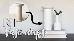 Restoration Hardware Vase Dupes |  DIY Home Decor  |  Upcycled and Thrifted Vases