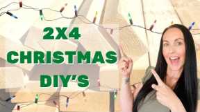 Checkout these CHRISTMAS 2x4 diy's | Christmas diy's using wood | DIY Christmas decor