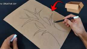 Cardboard craft ideas | Paper craft for Home decor | Diy room decor | Wall hanging | Wall decoration