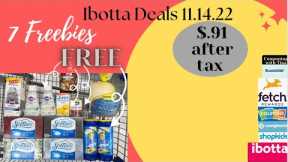 Ibotta Haul 11.14.22| #Ibotta Deals| 7 FREEBIES| New Rebates|Household Items & More