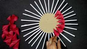wall hanging craft ideas/amazing craft ideas/best paper flower Wall Hanging/unique craft/wall decor