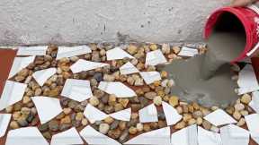 How To Design A Mosaic Table Top With Ceramic Tiles For Craft ( Very Easy And Beautiful )  .