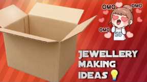 Make choker necklace from waste cardboard |DIY jewellery ideas from scratch