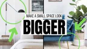 7 Design Tricks that Will Make Your Small Space Look HUGE! Small Space Hacks