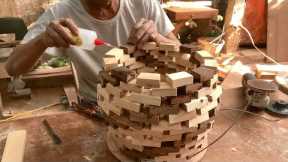 Ideas For DIY Woodworking From Wood Chips // Meticulously Crafted Work Of Art