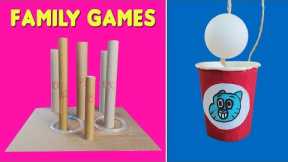 Paper Games For Families - Cardboard Crafts - Game Ideas At Home