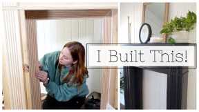 DIY Faux Fireplace Mantle // Build it Yourself!! // Woodworking