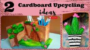 Cardboard Upcycling Home Decor ideas/ Home Decor Ideas/ Paper Clay Projects/ Creative Art and  Craft