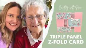 Crafting with Nan | Triple Panel Z-Fold Card