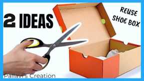 Shoe Box reuse Idea | Shoe box Recycling Ideas | Shoe Box Organizer | Diy Organizer