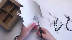 DIY Jewelry box made of cardboard | Craft ideas with Paper and Cardboard | Paper craft