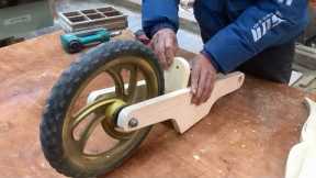 How To Build  A Wooden Balance Bike // DIY Project For Everyone!
