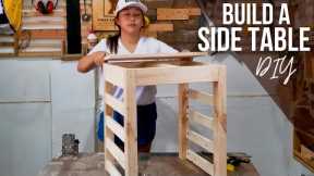Build a Side Table DIY | Simple Woodworking Project for Beginners