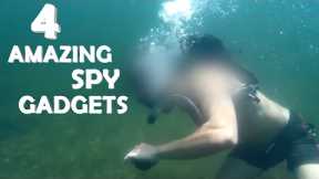 4 Awesome DIY Spy Gadgets! - Home Made, In Real Life, 007!!!