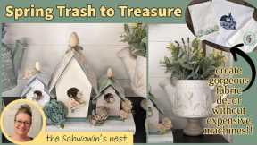 🐦SPRING TRASH TO TREASURE DECOR IDEAS!!~Birdhouse DIY~Watering Can Makeovers~DIY Home Decor Crafts