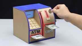 How to Make Personal ATM Machine - DIY ATM Machine (No DC Motor)