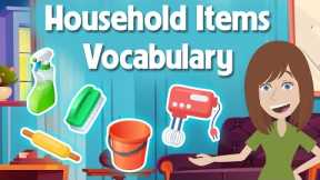 Common Household Items Vocabulary - Daily English Conversation