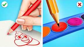 Incredible Drawing Hacks And Gadgets || Art Hacks, DIY Ideas, Gadget Recommendations by Kaboom!
