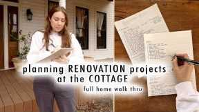 planning RENOVATION projects at the Cottage *FULL HOME WALK-THRU* | XO, MaCenna Vlogs