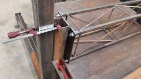 Swingblade SAWMILL Build Ep.3 - Steel Frame Fabrication