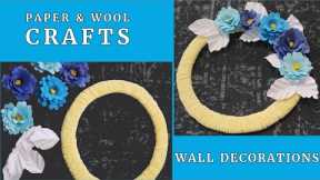 DIY Wall Decorations | Cardboard Crafts | Easy Wall Hanging Craft Ideas | Beautiful Paper Crafts