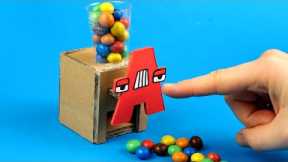 ALPHABET LORE A but Candy Dispenser at Home DIY 🤩 5 Cardboard & Paper Craft Ideas