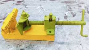 how to make bench vise at home DiY  home idea My project