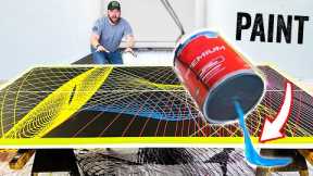 I TESTED Pendulum Painting A Ping Pong Table