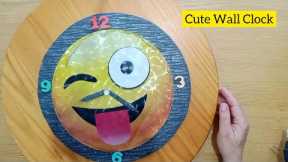 How to Make Wall Clock From Cardboard| Cute Wall Clock DIY |Wall Clock Craft