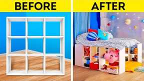 AWESOME KID'S ROOM MAKEOVER || Best Room Transformation Ideas