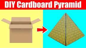 How to Make Pyramid from Cardboard | DIY Pyramid