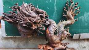 Amazing Wood Carving Dragon - Woodworking Projects