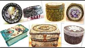 DIY/5 Amazing jewelry boxes ideas / Home decor ideas/Cardboard craft