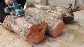 Extreme Peak: Satisfying Skills Handling Hardwood Tree Trunks || Ingenious Woodworking Craftsman