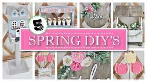 Spring Home Decor DIY'S | 5 *EASY & BUDGET FRIENDLY* Projects