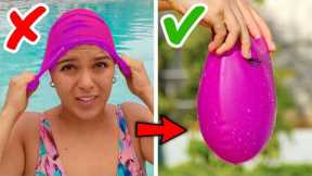 Trying 33 AMAZING HACKS FOR YOUR NEXT BEACH TRIP by 5-Minute Crafts
