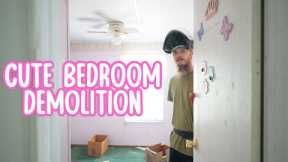 Tearing Out a Cute Bedroom - Complete GUT - 1984 Mobile Home