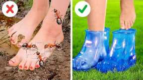 INCREDIBLE HACKS TO KEEP YOUR FEET NICE || Comfortable DIY Shoes