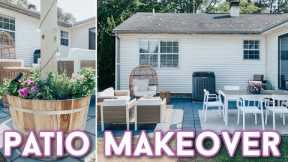 DIY BUDGET PATIO MAKEOVER | DECORATING IDEAS | OUTDOOR FURNITURE | HOUSE PROJECTS
