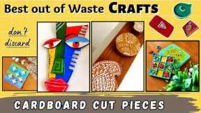 Think 🤔 Before Discarding Leftover Cardboard Cut Pieces | Cardboard craft Ideas