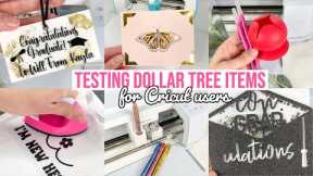 TESTING DOLLAR TREE CRAFTING & CRICUT DUPES | WHICH ONES WILL SAVE YOU $$ AND WHICH ONES WORK